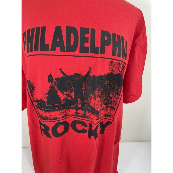 Rocky Philadelphia T-Shirt XL Balboa Sylvester Stallone Boxing Steps - Picture 2 of 5